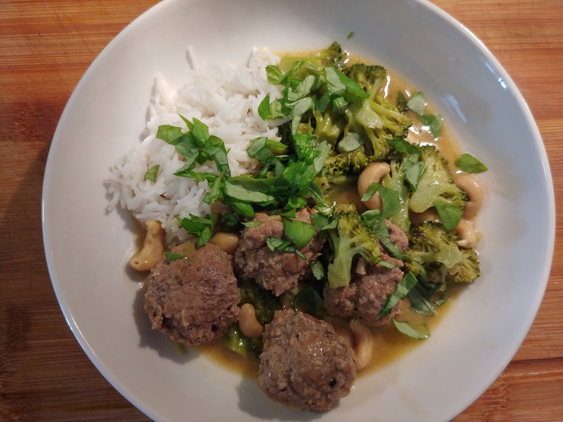 Boulettes de veau à l'indienne