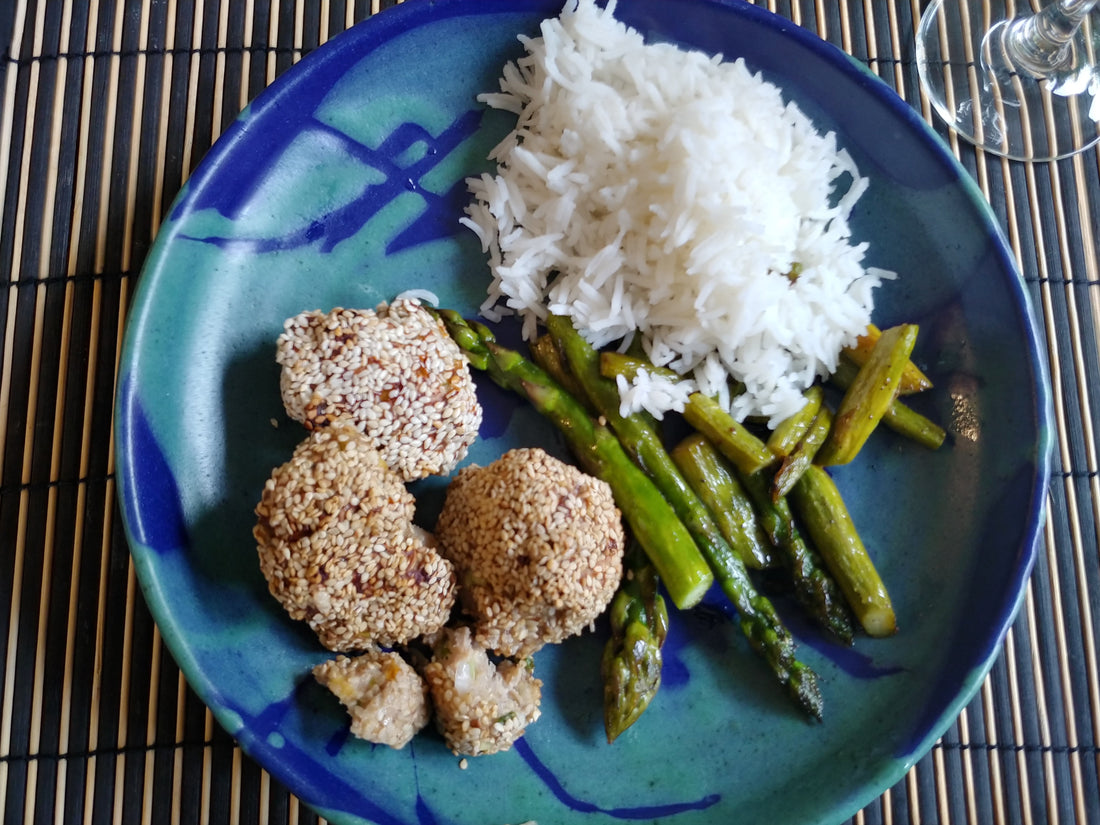 Boulettes de poulet à l'asiatique