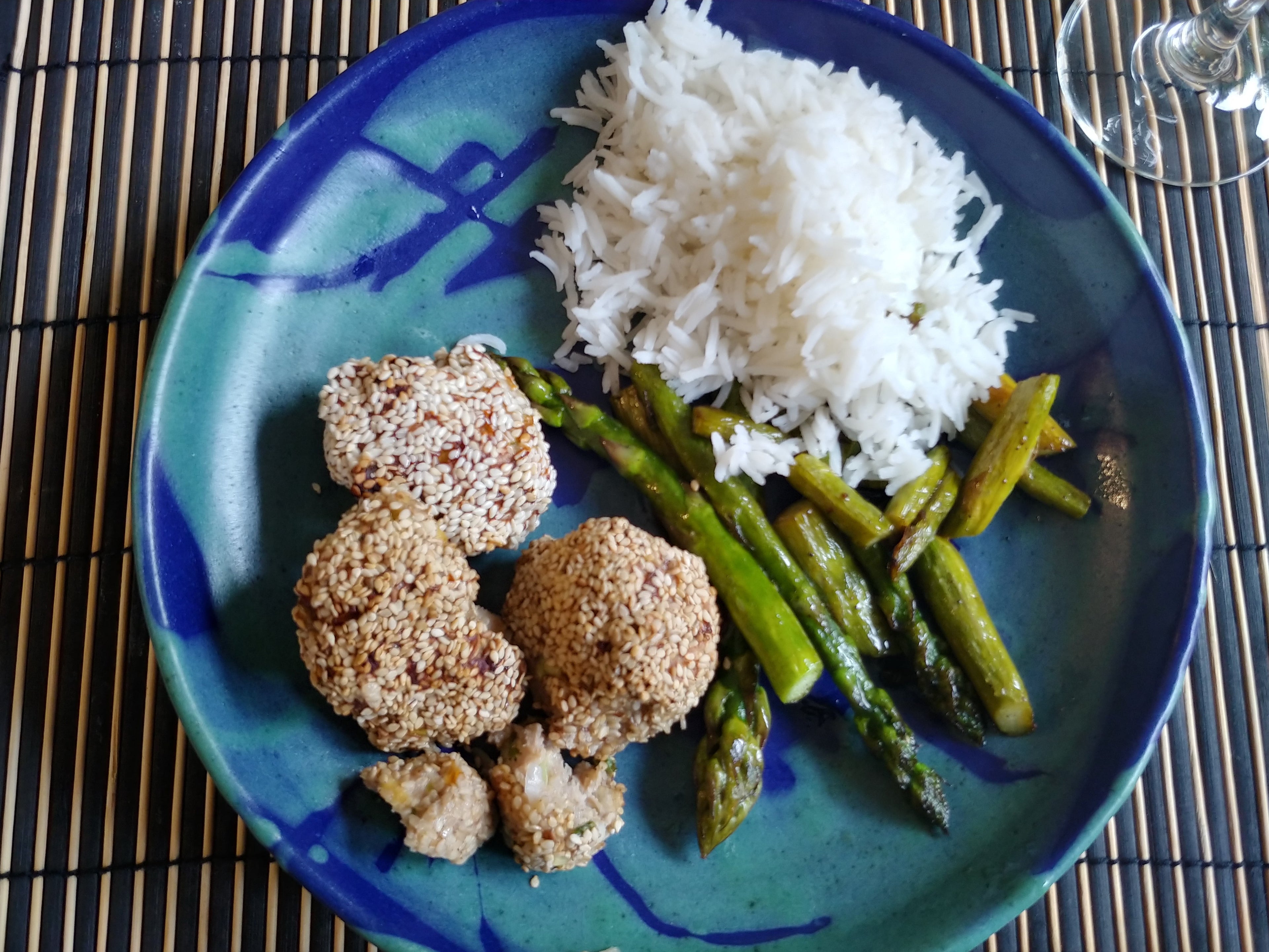 Boulettes de poulet à l'asiatique