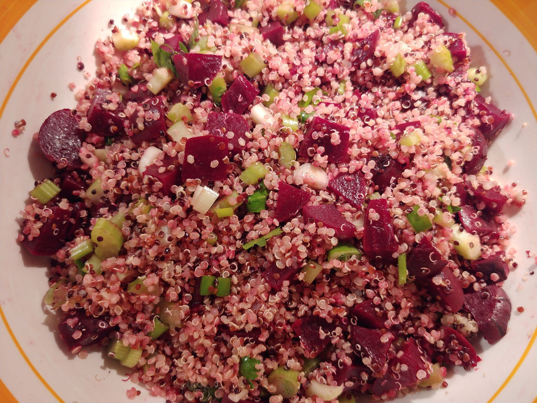 Salade de betteraves et quinoa
