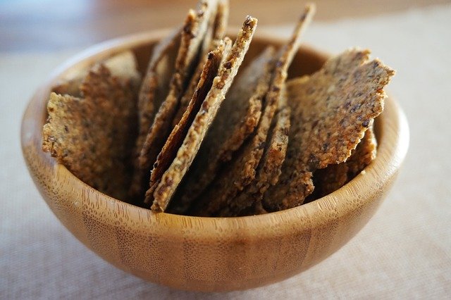 Craquelins au lin à la saveur d'Italie