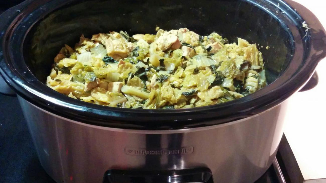Cari de poulet à la mijoteuse