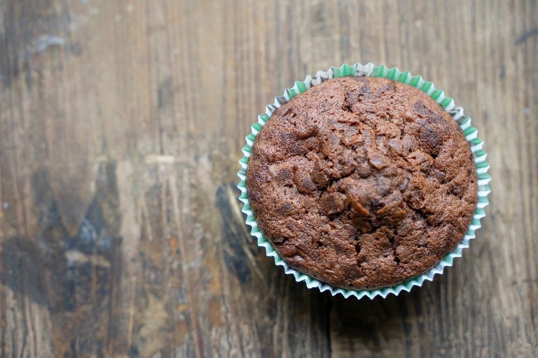 Muffins au chocolat et bananes