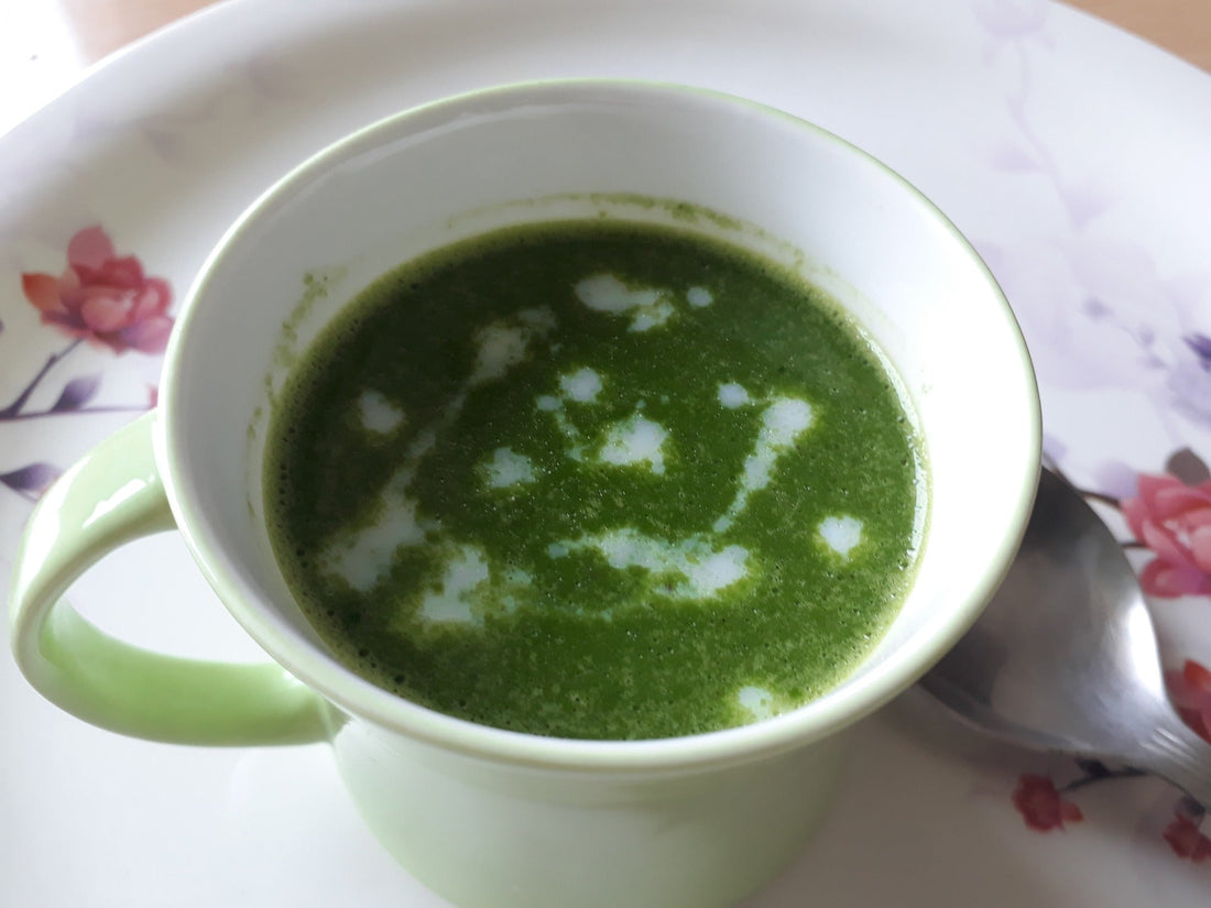 Soupe froide de kale