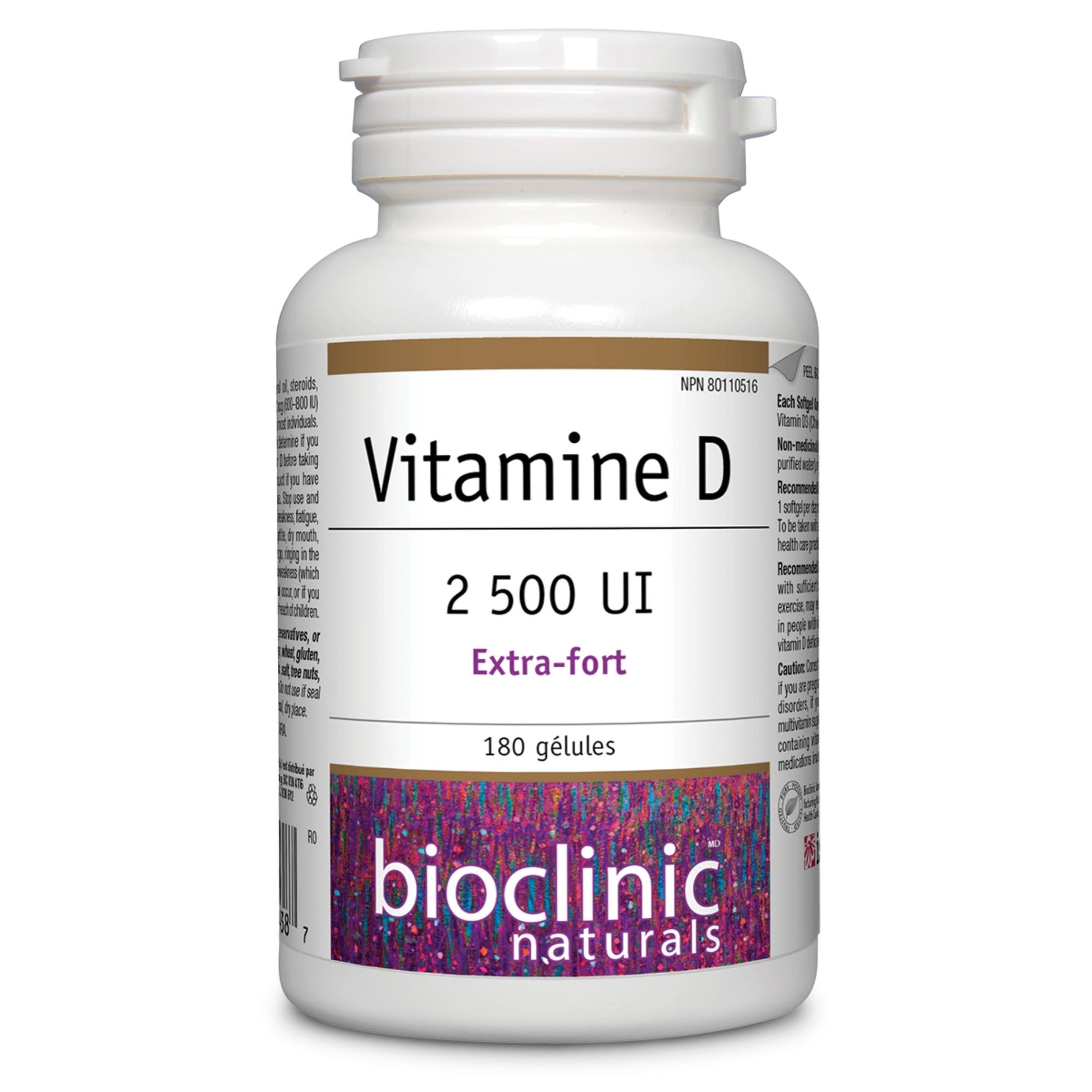 Vitamine D3 2500 UI Extra-fort