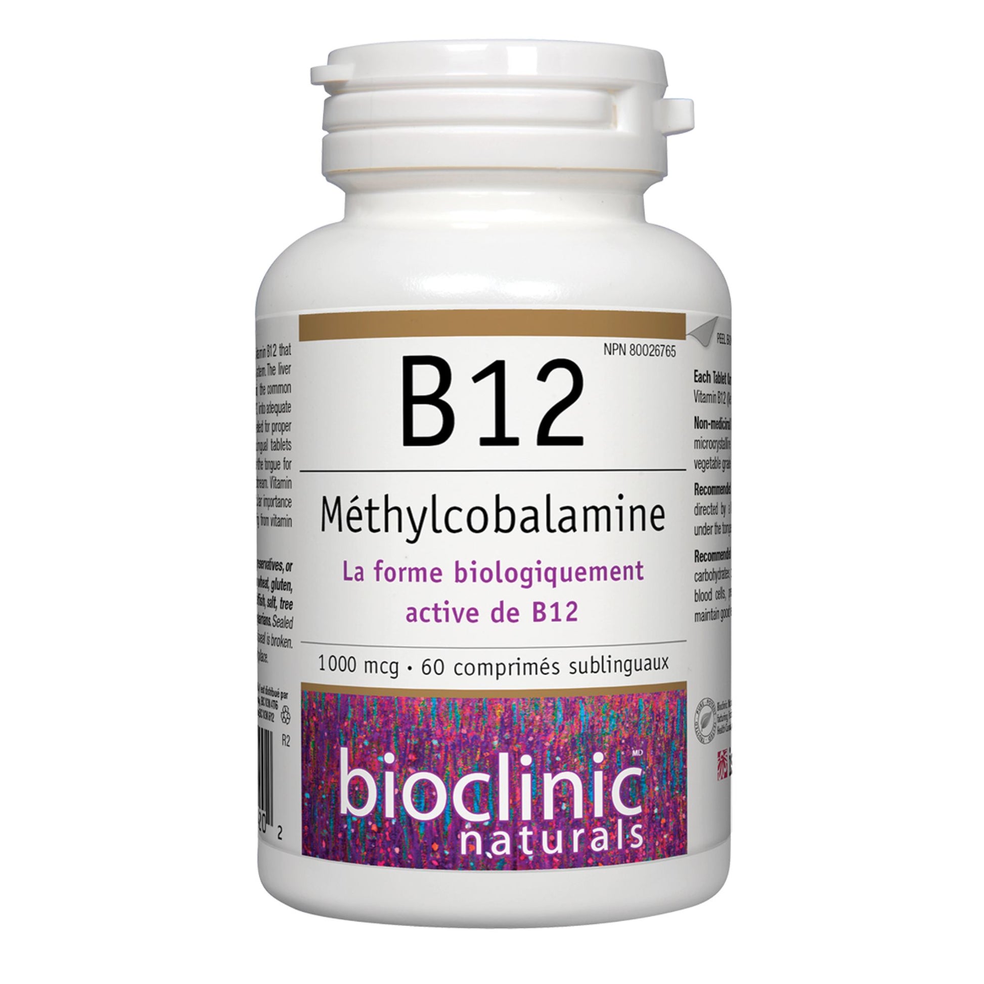 B12 Méthylcobalamine 5000 mcg